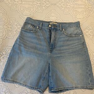 NWOT Madewell Blue Jean Shorts High-Waisted